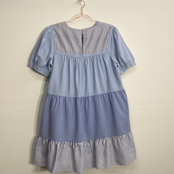 Pomander Place Tuckernuck Tiered Mini Swing Dress Women's Large - Picture 9 of 15